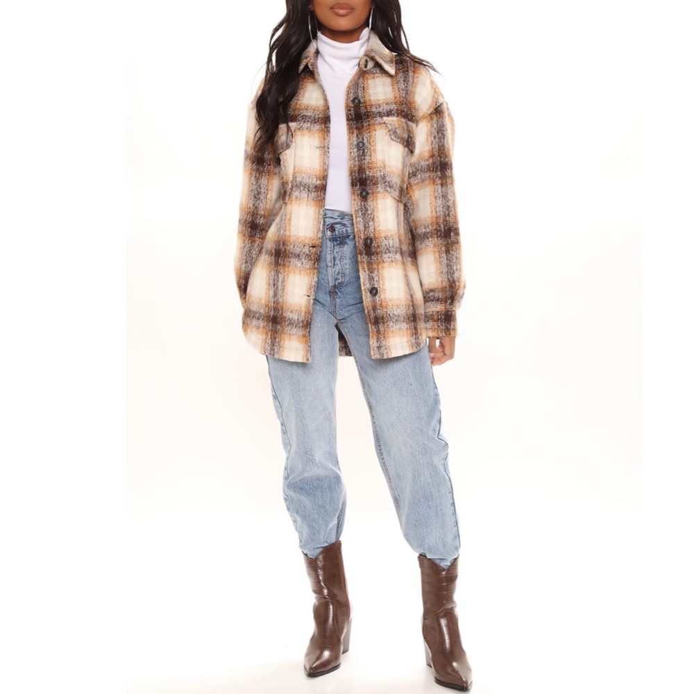 Fall Flannel Shacket - Picture 4 of 5